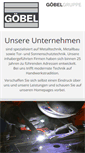 Mobile Screenshot of goebel-gruppe.eu